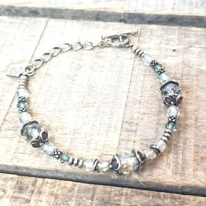 DESERT HEART Artisan Beaded Toggle Bracelet